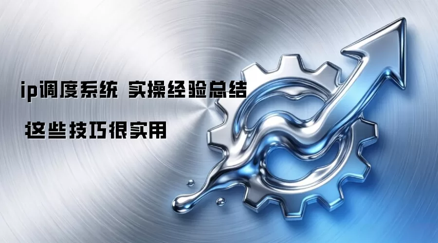 ip调度系统 实操经验总结:这些技巧很实用