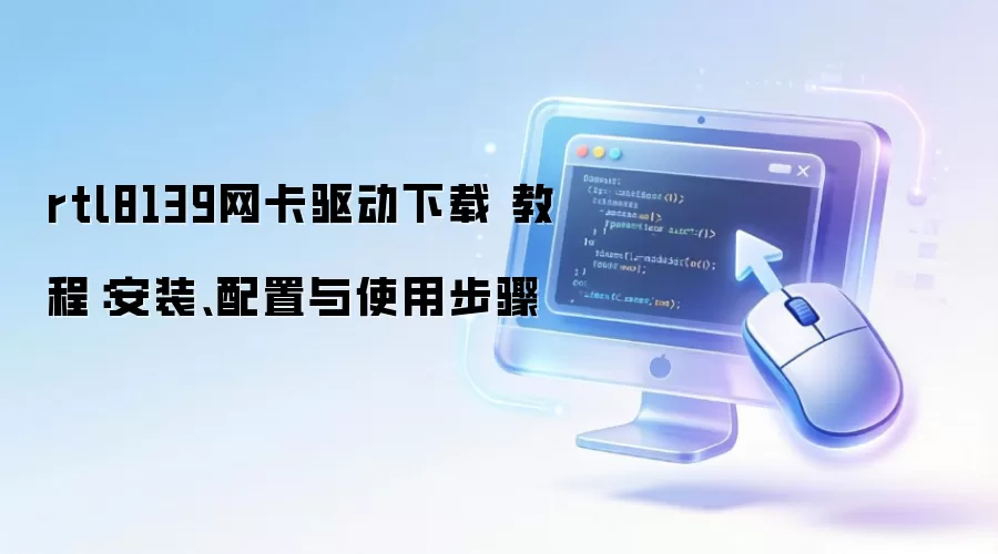 rtl8139网卡驱动下载 教程：安装、配置与使用步骤