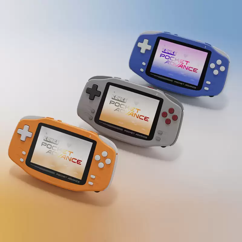 AYANEO 推出复古掌机 KONKR Pocket Advance：联发科 Helio G90T 芯片，首发 499 元起