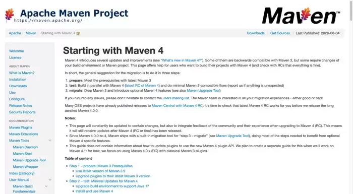 Maven 4迁移路线公布：官方建议分三阶段验证升级