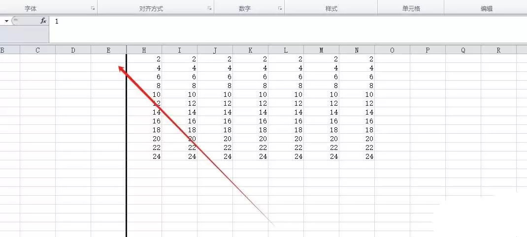 excel表格前几列不见了怎么办