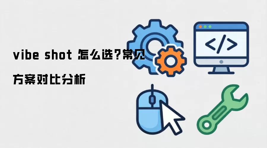 vibe shot 怎么选？常见方案对比分析