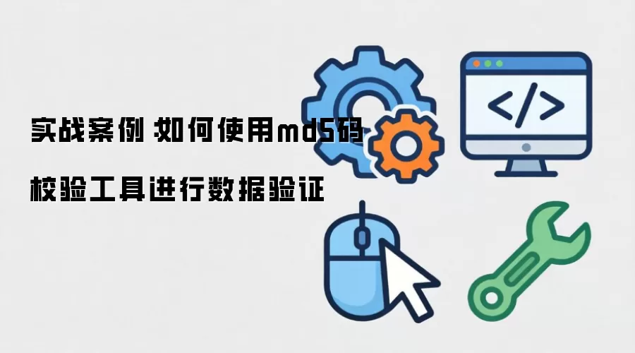 实战案例:如何使用md5码校验工具进行数据验证