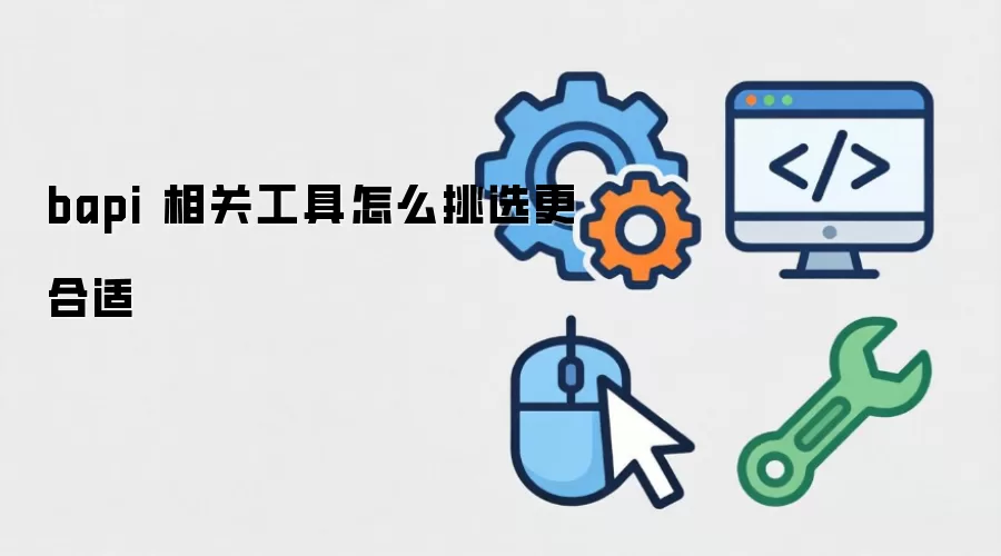 bapi 相关工具怎么挑选更合适