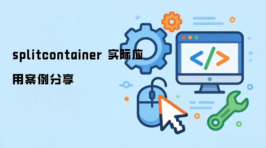 splitcontainer 实际应用案例分享