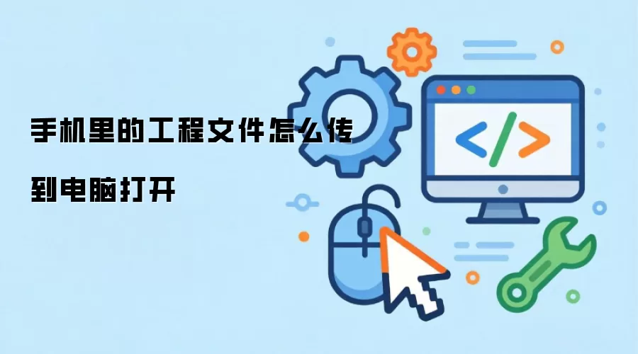 手机里的工程文件怎么传到电脑打开