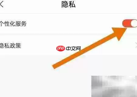 洋葱小说如何开启个性服务
