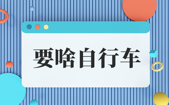 要啥自行车是啥梗