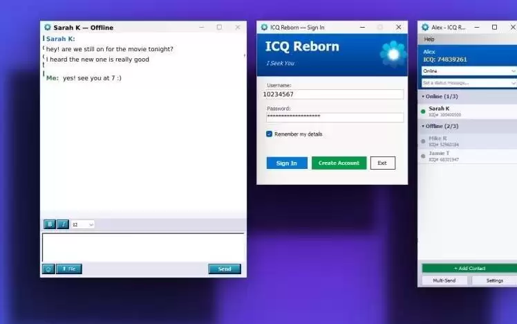 粉丝出手复活“聊天软件鼻祖”ICQ，暂不支持语音/视频聊天