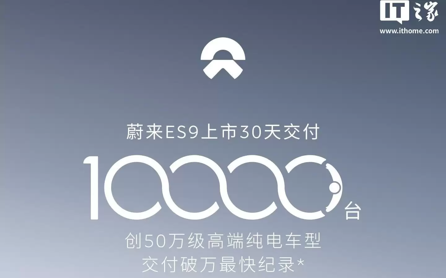 蔚来ES9旗舰SUV官宣本周交付第2万台，租电购买39万元起