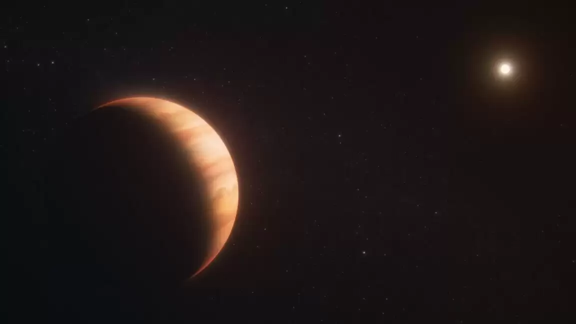 白矮星旁的幸存者：JWST发现一颗异常炽热的木星级行星