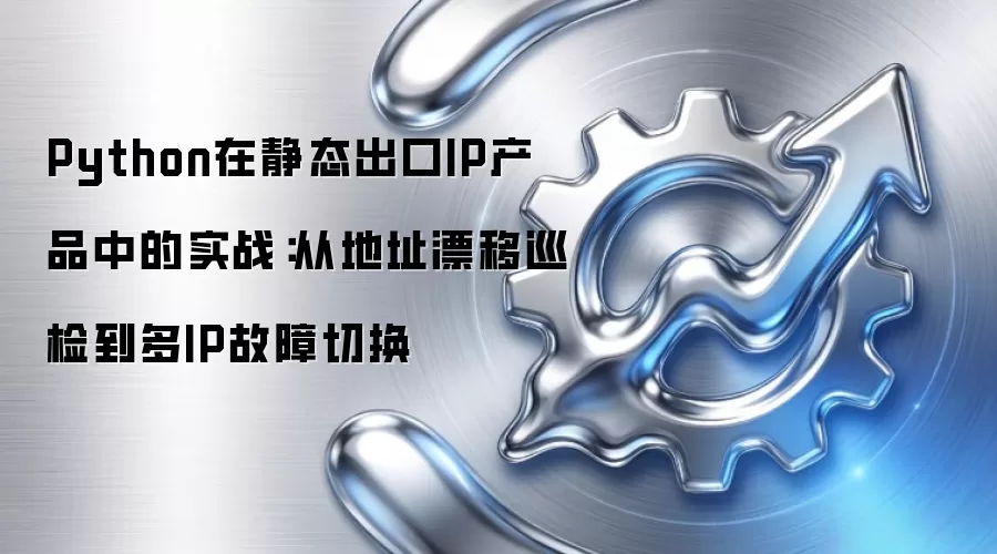 Python在静态出口IP产品中的实战:从地址漂移巡检到多IP故障切换