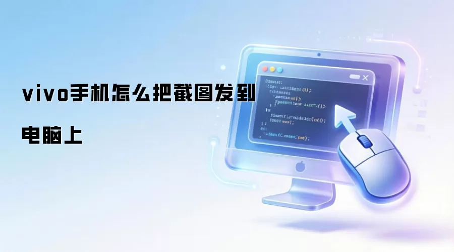 vivo手机怎么把截图发到电脑上