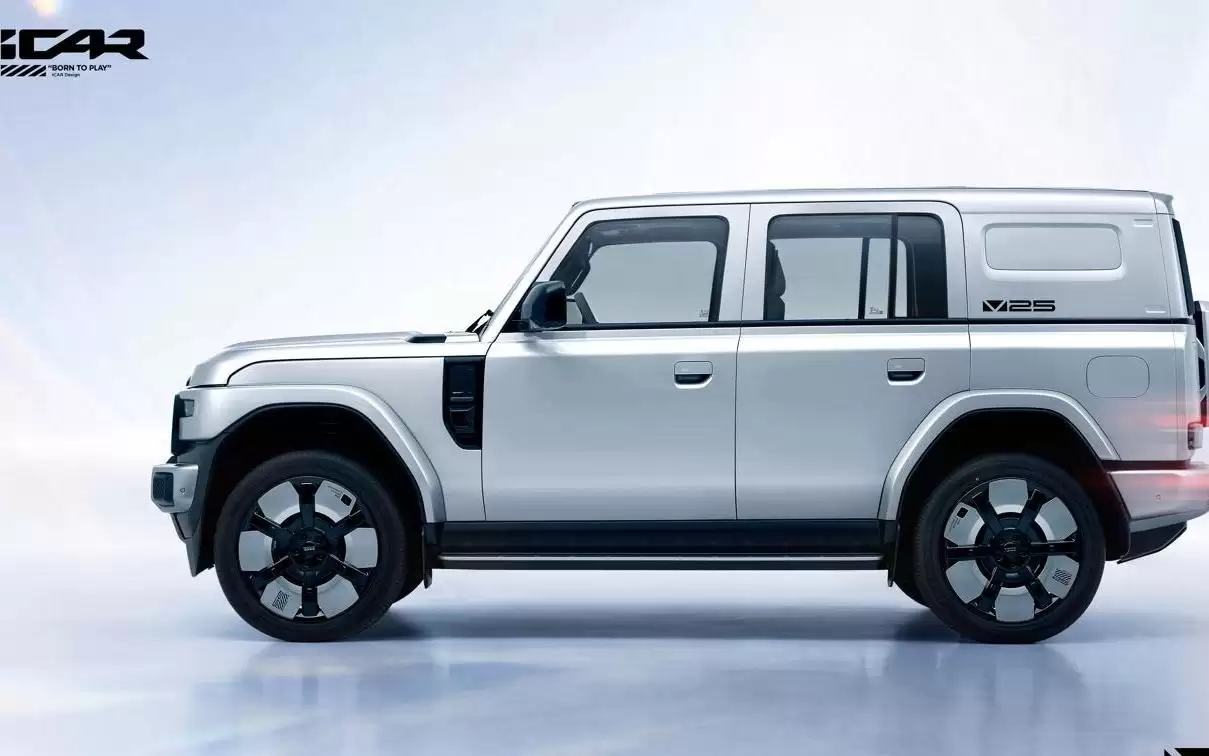 奇瑞iCAR V25官图公布，定位科技时尚轻旗舰SUV