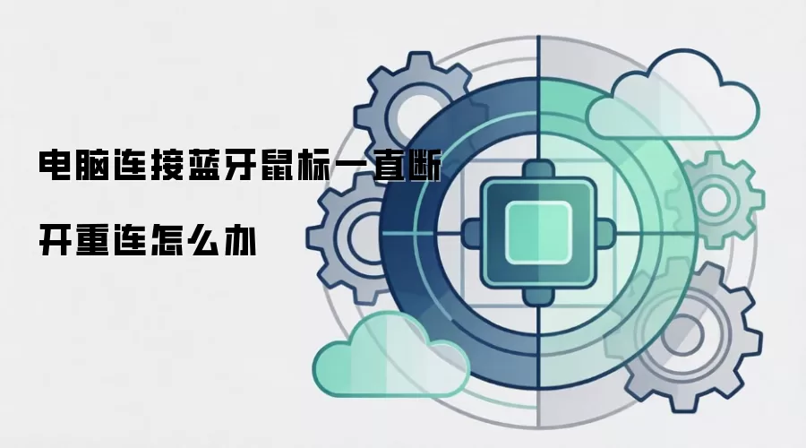 电脑连接蓝牙鼠标一直断开重连怎么办