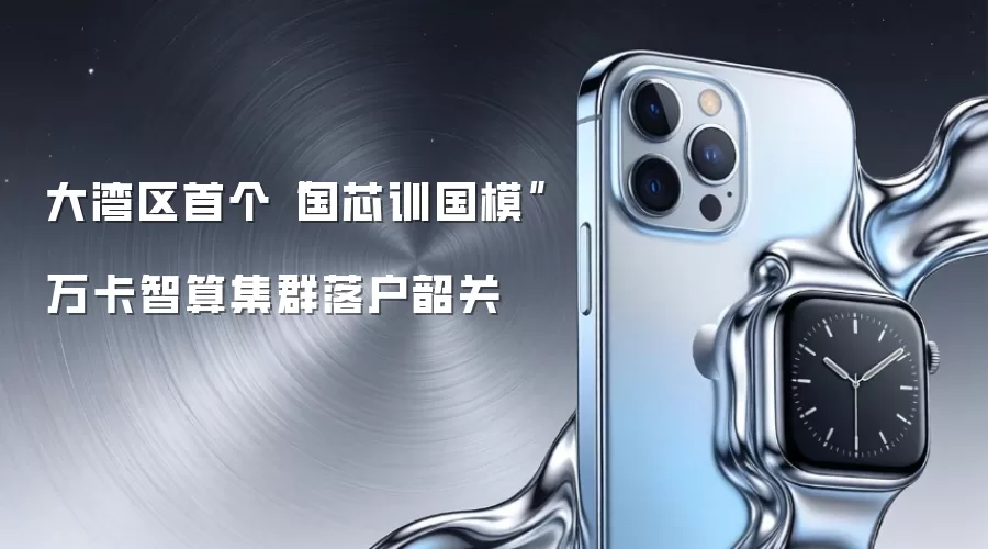 大湾区首个“国芯训国模”万卡智算集群落户韶关