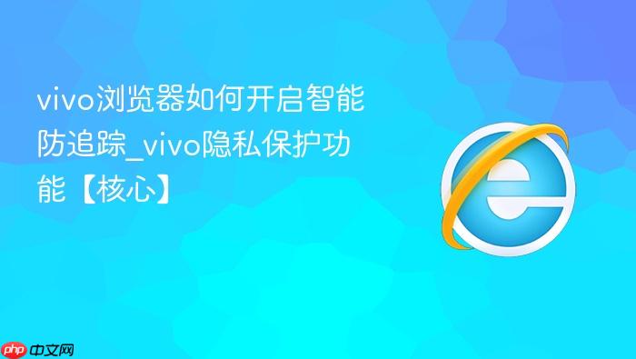 vivo浏览器如何开启智能防追踪