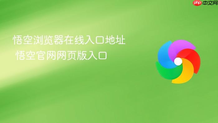 悟空浏览器在线入口地址