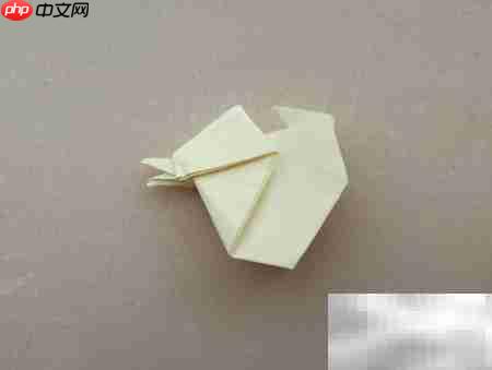 手工折纸小鸡教程