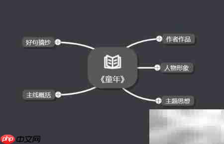 童年思维导图:成长的智慧轨迹
