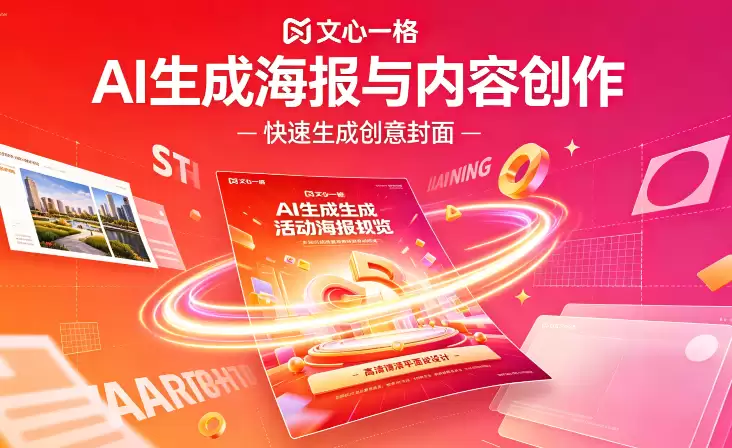 文心一格上线AI创意海报制作功能 三分钟快速生成个性化设计作品