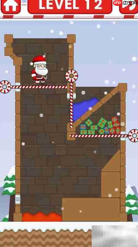 Santa Gifts Rescue第12关通关攻略