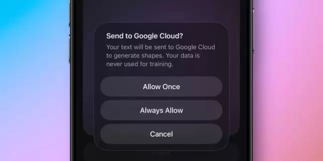 苹果 iOS 27 更新AI 生图等功能将数据发送至（G-G）云