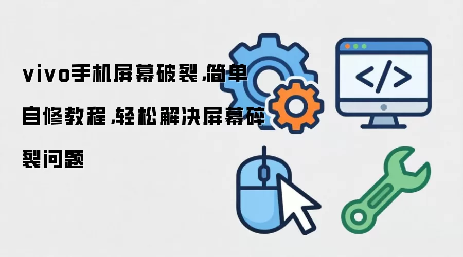 vivo手机屏幕破裂，简单自修教程，轻松解决屏幕碎裂问题