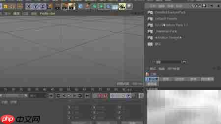 C4D安装运动设计预设包教程