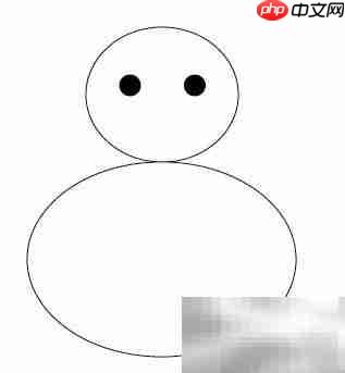 AI软件轻松绘制雪人