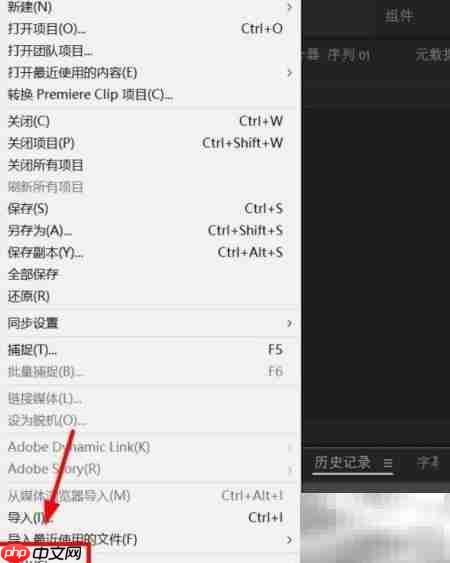Premiere视频大小与帧率设置