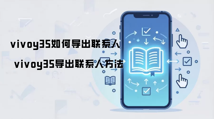 vivoy35如何导出联系人 vivoy35导出联系人方法