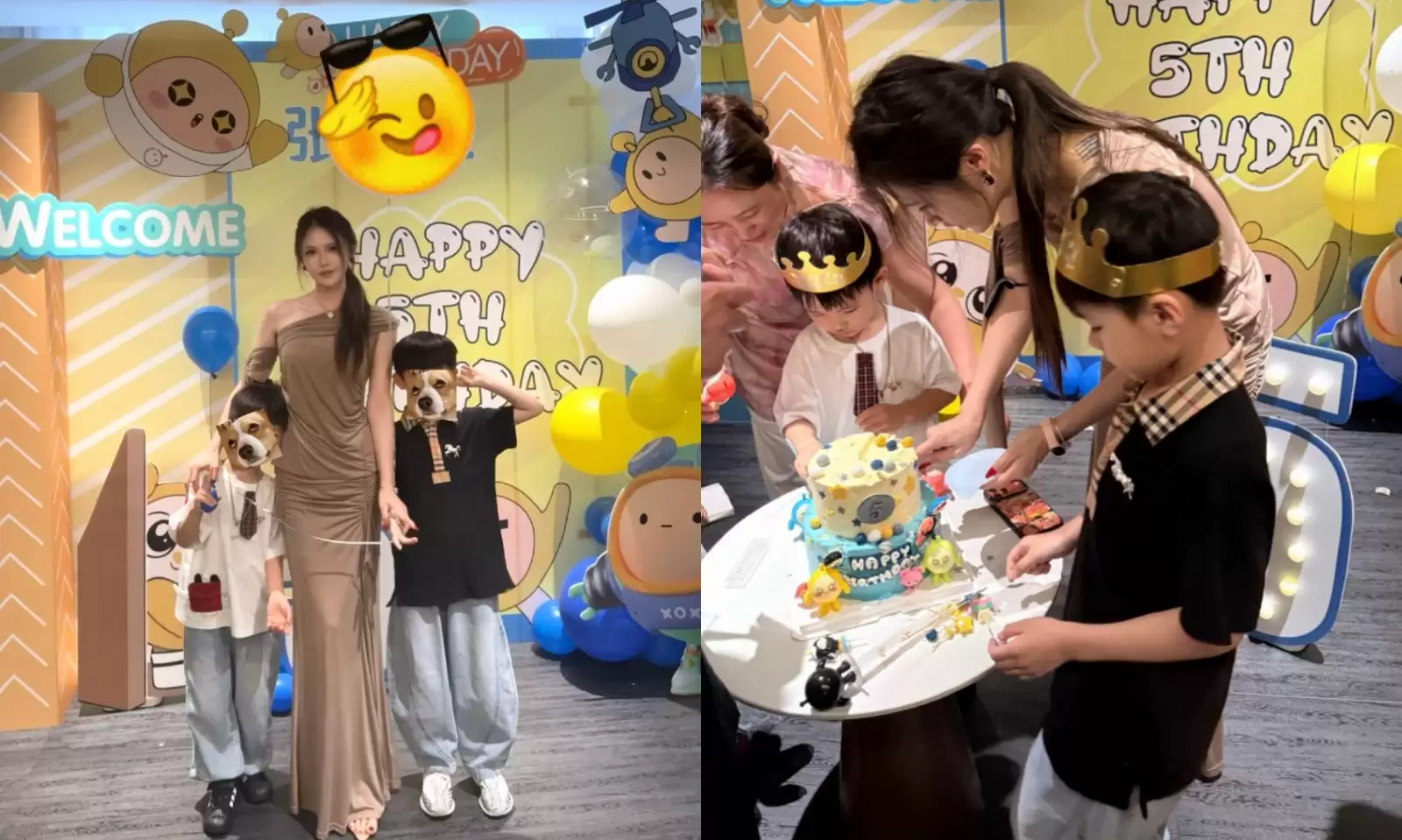 刻意回避？小杨哥儿子5岁生日宴排面拉满，唯独小杨哥不在