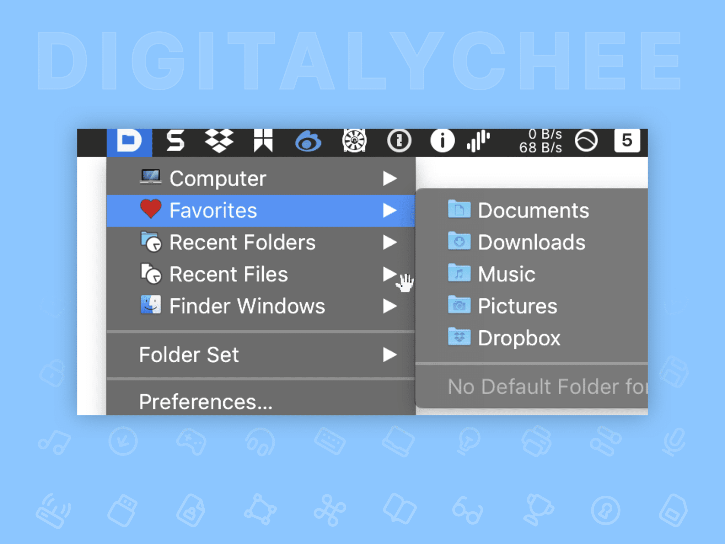 Default Folder X 6