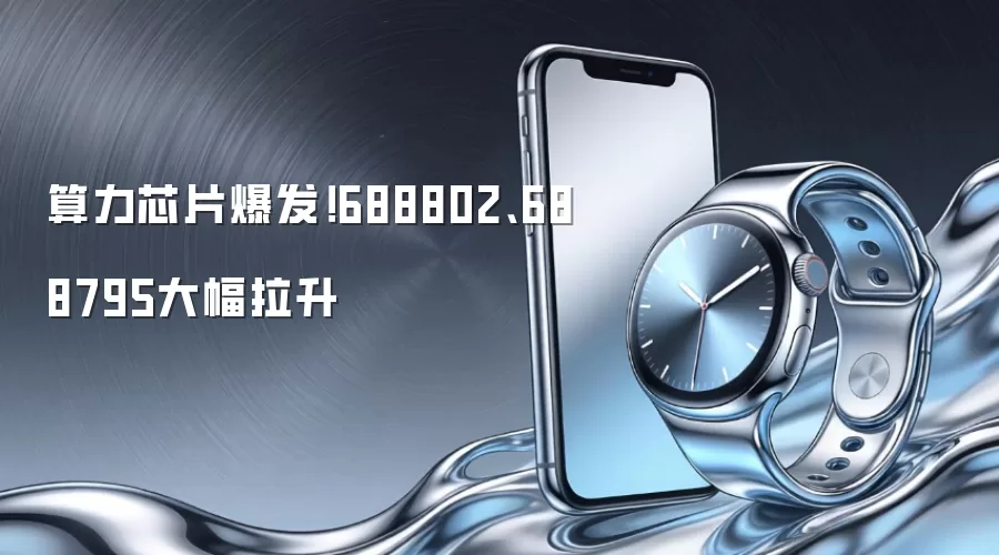 算力芯片爆发!688802、688795大幅拉升