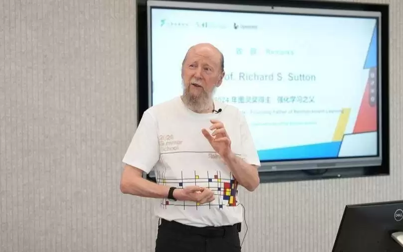 图灵奖得主萨顿在上海创智学院开讲:保持野心与谦逊