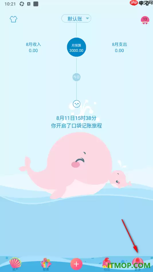 口袋记账手机版设置应用登录密码的方法