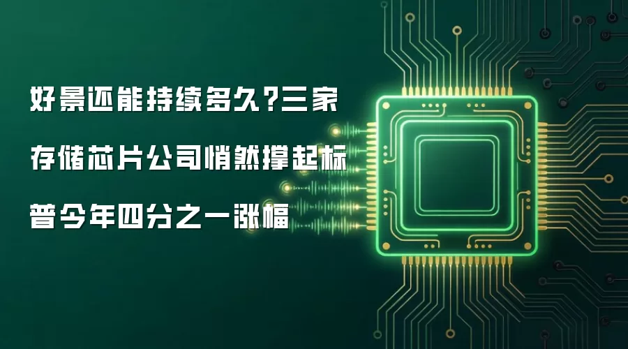 好景还能持续多久?三家存储芯片公司悄然撑起标普今年四分之一涨幅