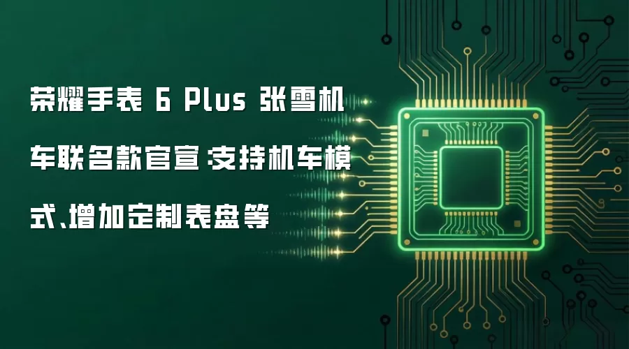 荣耀手表6 Plus张雪机车联名款