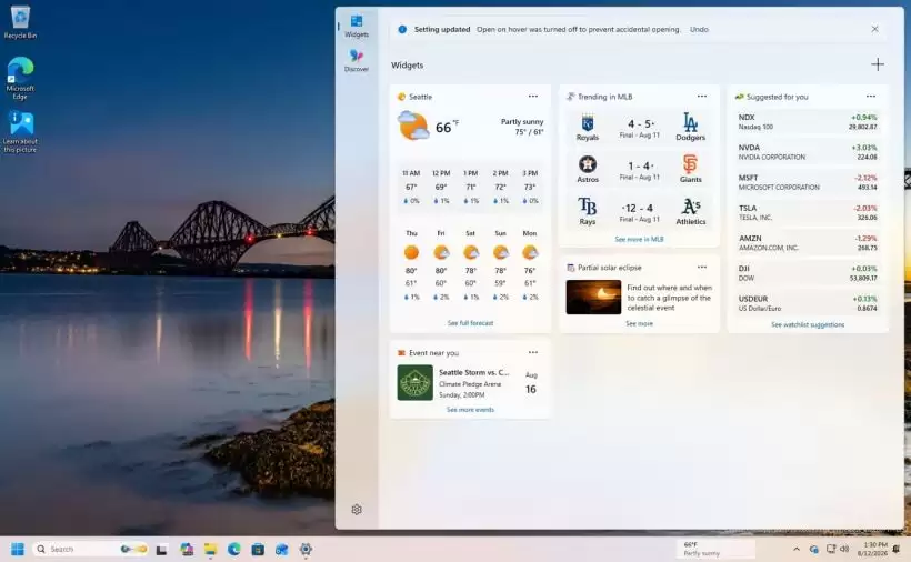 Win11发布五年重大改进回顾:切换任务栏位置 加速整合AI功能等