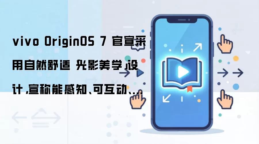 vivo OriginOS 7 官宣采用自然舒适「光影美学」设计,宣称能感知、可互动、有智慧、懂情绪