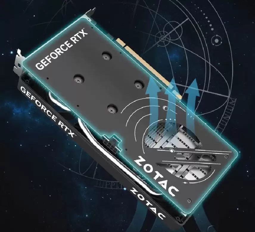 索泰RTX 5060星夜OC HB显卡细节