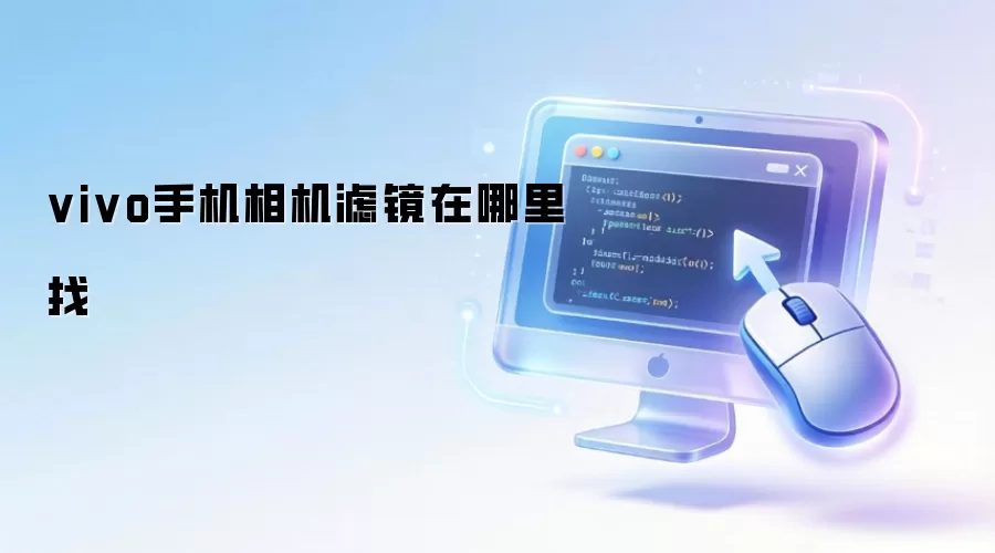 vivo手机相机滤镜在哪里找