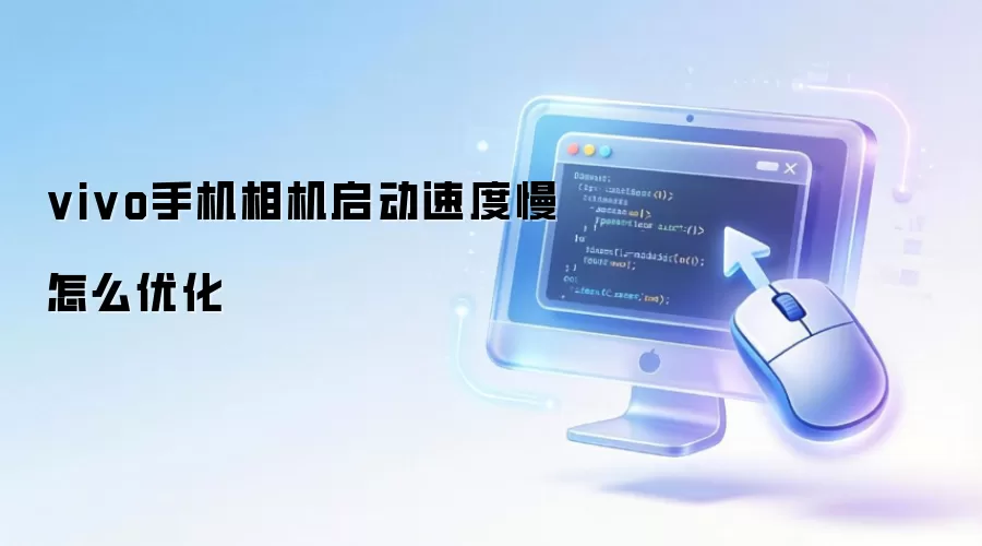 vivo手机相机启动速度慢怎么优化