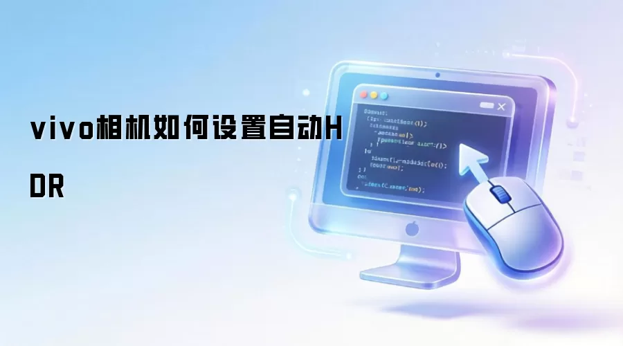 vivo相机如何设置自动HDR