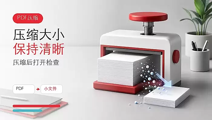 PDF怎么压缩文件大小?PDF压缩后如何保持清晰?