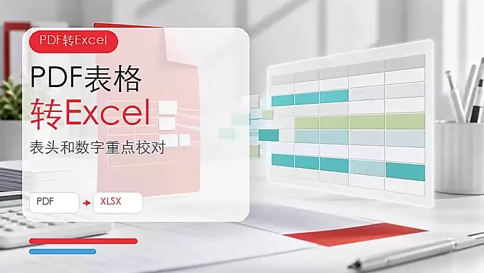 PDF怎么转换成Excel?PDF表格转Excel后如何校对?