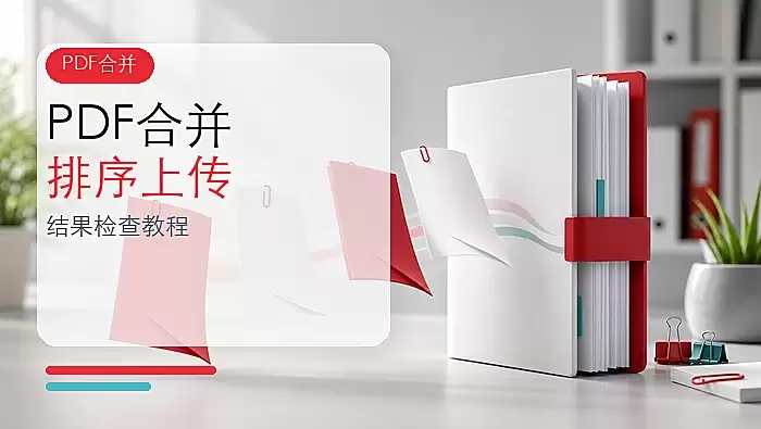 PDF怎么合并成一个文件?排序上传与结果检查教程