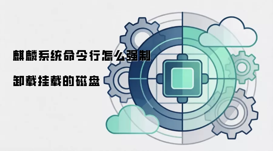 麒麟系统命令行怎么强制卸载挂载的磁盘