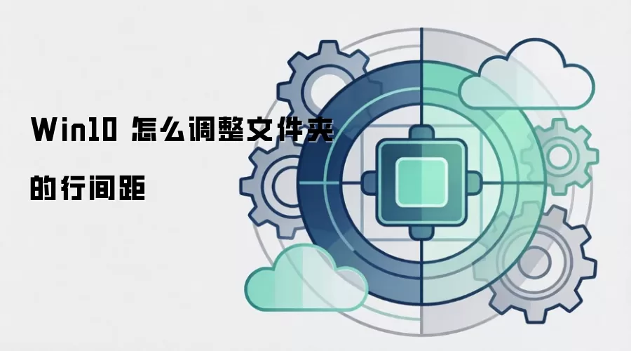 Win10 怎么调整文件夹的行间距